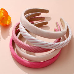 5pcs Striped Headband Hair Band for Girls Women