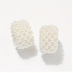 Faux Pearl Hair Tie Elastic Ponytail Holder