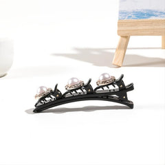 8pcs Crystal Stone Braided Hair Clips Satin Fabric Hair Bands