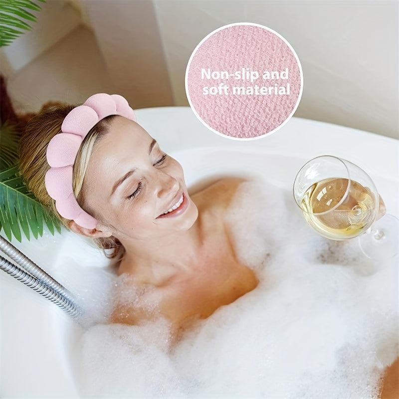 3pcs Face Spa Make up Hairband Wrist Band Sponge Towel Pile Hoop