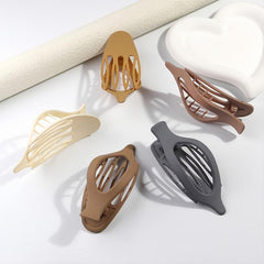 Medium Hair Claw Clips Flat Hair Sectioning Accessories for Women
