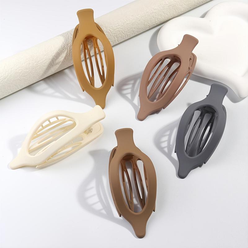 Medium Hair Claw Clips Flat Hair Sectioning Accessories for Women