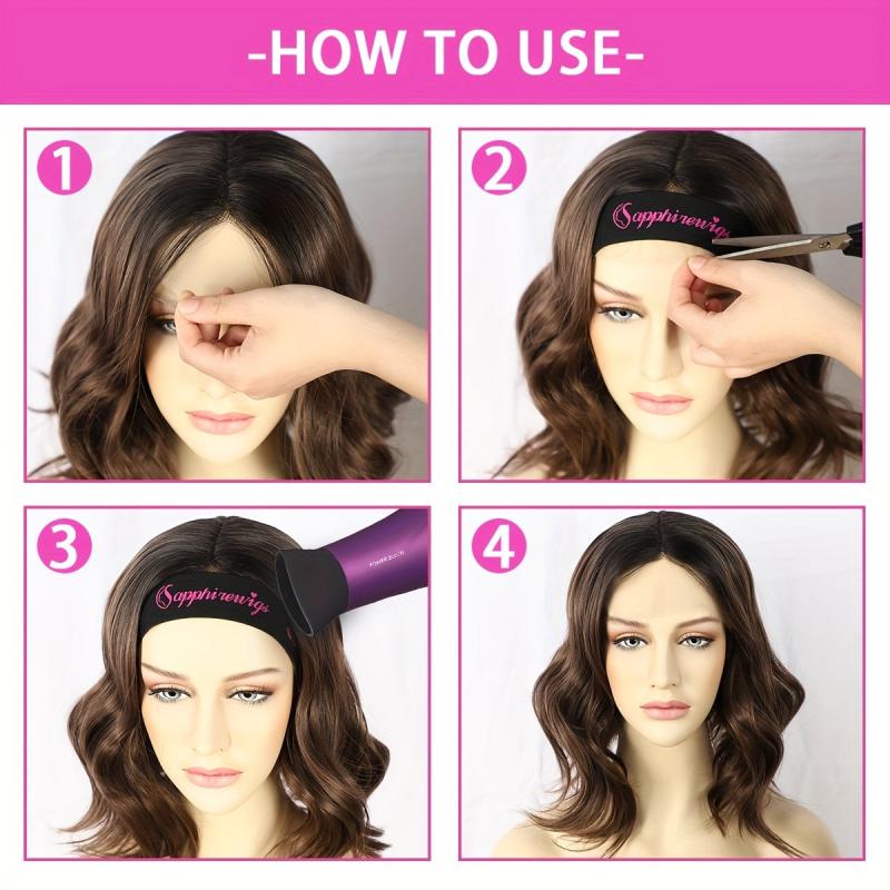 Lace Head Band Elastic Bands For Wigs Adjustable Hair Wrap Strips