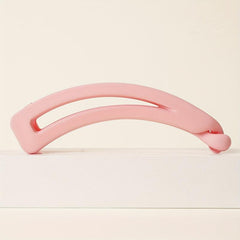 3pcs Peach Pink Frosted Banana Clips Hair Accessories