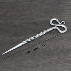 Chinese Style Hair Clips Retro Hairpin Twisted Hair Sticks Pins Head Accessories