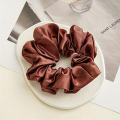 Satin Fabric Large Scrunchie Hair Rope Hair Accessories Set
