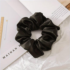 Satin Fabric Large Scrunchie Hair Rope Hair Accessories Set