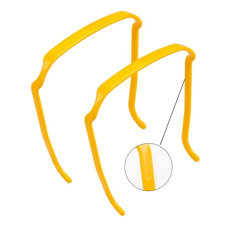 2pcs Curly Thick Hair Large Headband Invisible Hair Hoop Hairstyle Fixing Tool