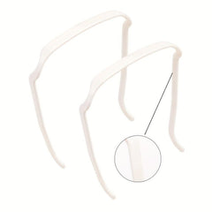 2pcs Curly Thick Hair Large Headband Invisible Hair Hoop Hairstyle Fixing Tool