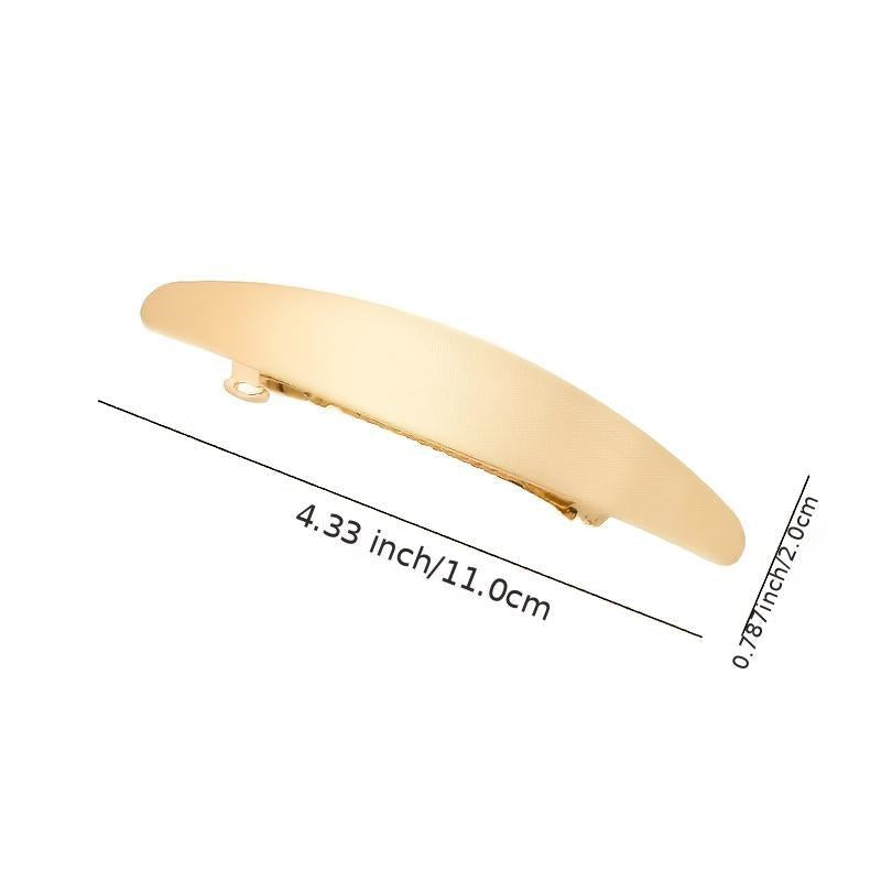 Smooth Surface Hair Clips Wide Ponytail Holder Hairpins Hair Claw for Women
