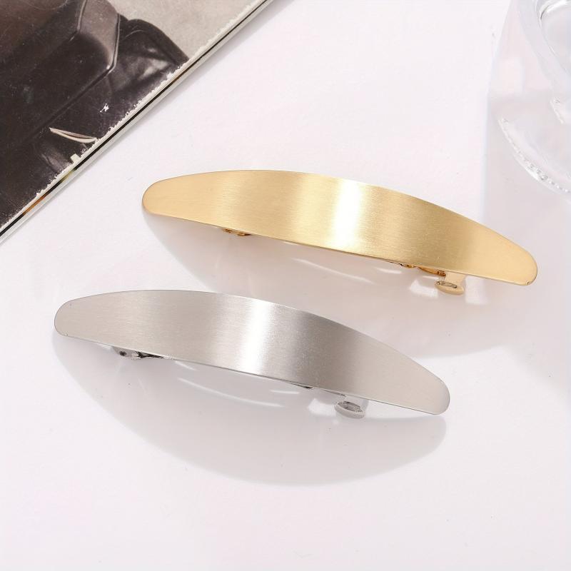 Smooth Surface Hair Clips Wide Ponytail Holder Hairpins Hair Claw for Women