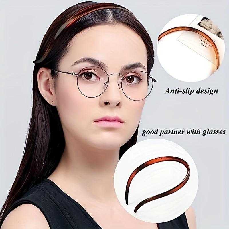 Acetate Headband Block Head Hoop Hair Band for Girls Women
