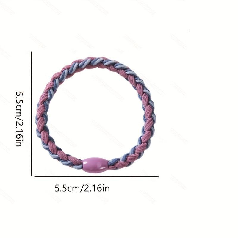 Mixed Twist Hair Tie High Elasticity Hair Rope Style Hair Ring Ponytail Holder