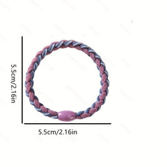Mixed Twist Hair Tie High Elasticity Hair Rope Style Hair Ring Ponytail Holder
