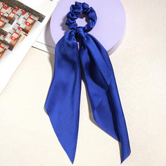 2pcs Knotted Bow Hair Scrunchies Elastic Hair Scarf Scrunchies Hair Ties Bands