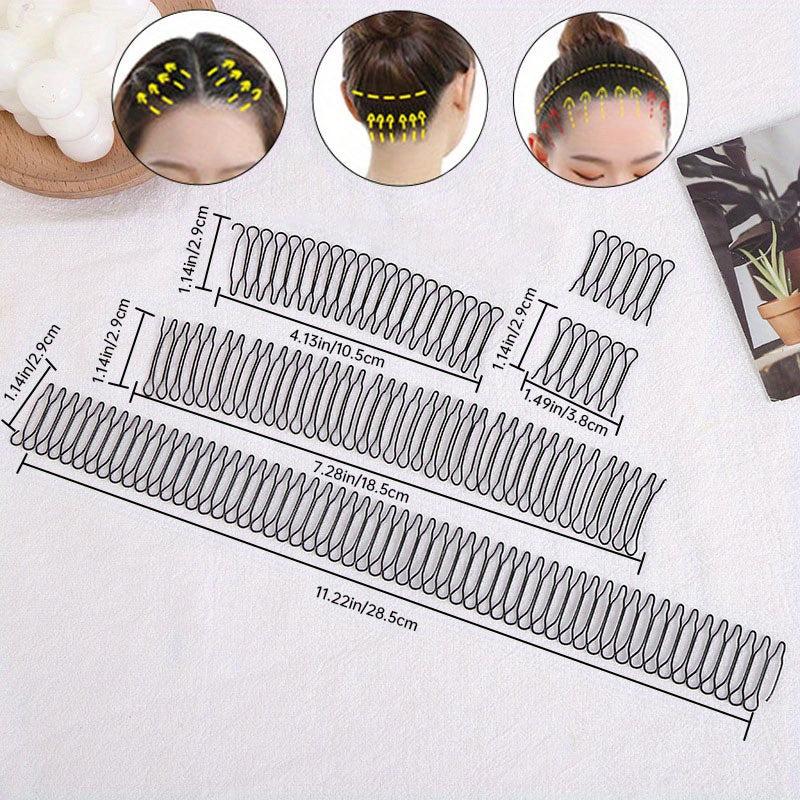 5pcs Retro Hair Side Clip Plastic Hair Fixed Comb Women Hair Clip