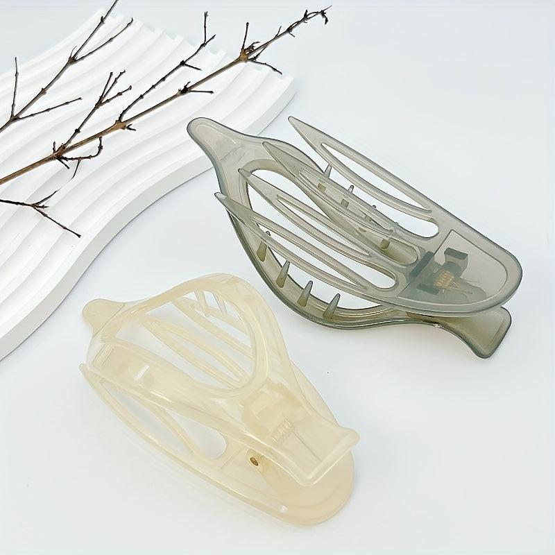Transparent Hair Claw Shark Claw Plastic Hair Accessories
