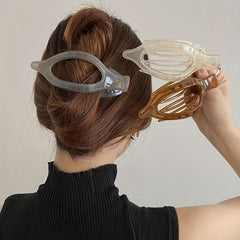Transparent Hair Claw Shark Claw Plastic Hair Accessories