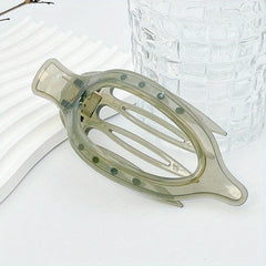 Transparent Hair Claw Shark Claw Plastic Hair Accessories