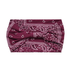 Bohemia Sports Yoga Wide Headband Knotted Sweatband