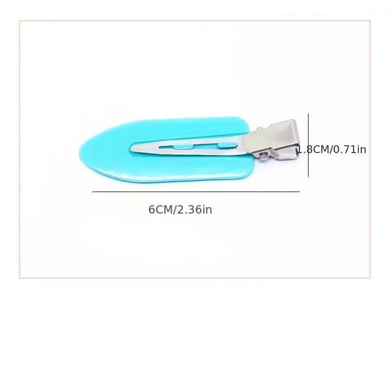5pcs Solid Hair Clip No Crease Hair Clip for Women Girls