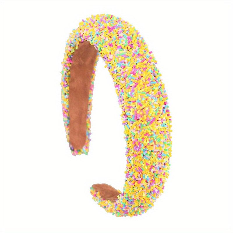 Wide Birm Hairbands Ice Cream Cake Shape Headband Hair Accessories