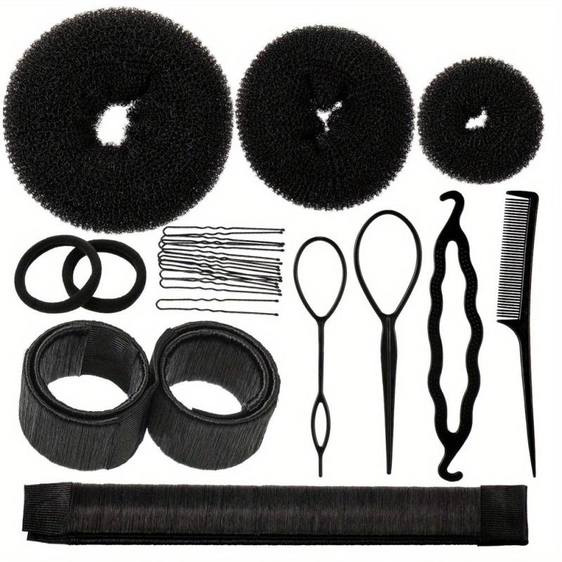 Hair Bun Shaper Set with Bun Maker Kit