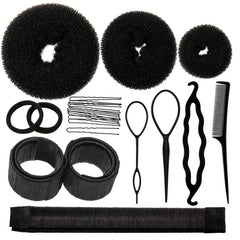 Hair Bun Shaper Set with Bun Maker Kit