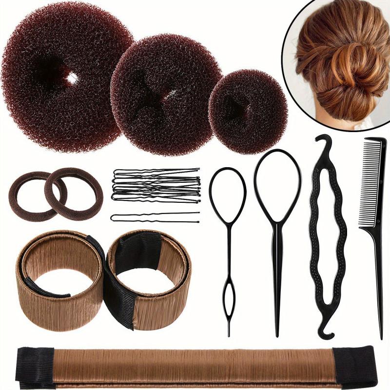 Hair Bun Shaper Set with Bun Maker Kit