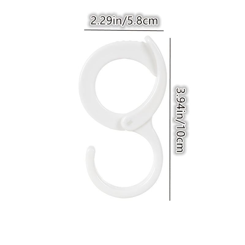 2pcs S Shaped Hooks Table Edge Hook Heavy Duty Closet Hook