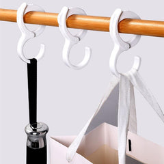 2pcs S Shaped Hooks Table Edge Hook Heavy Duty Closet Hook