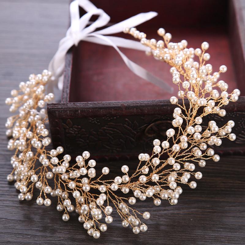 Pearl Headband Bridal Wedding Accessories
