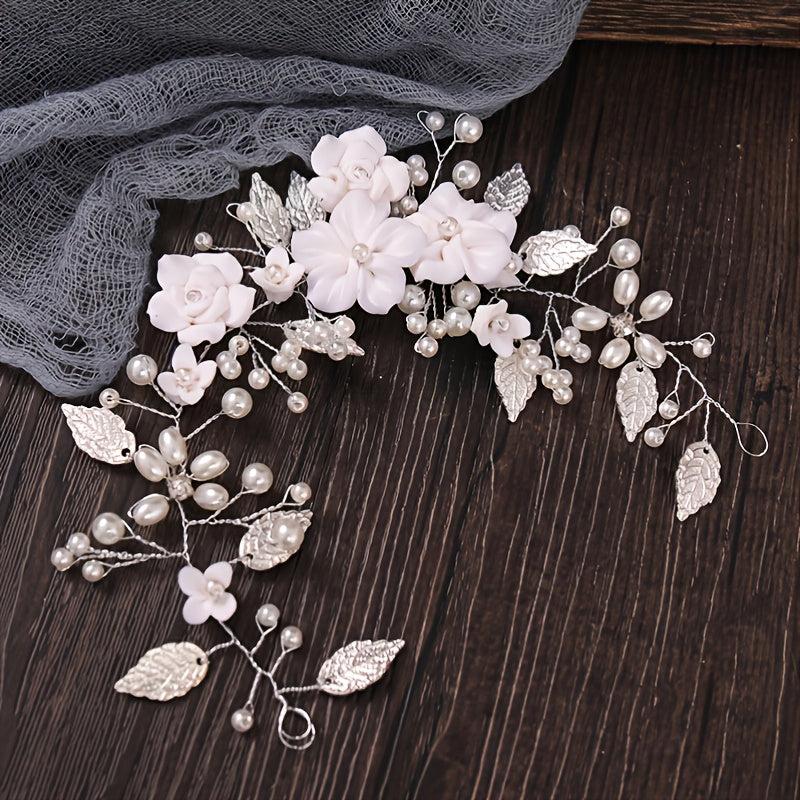 Pearl Headband Bridal Wedding Accessories