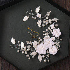 Pearl Headband Bridal Wedding Accessories
