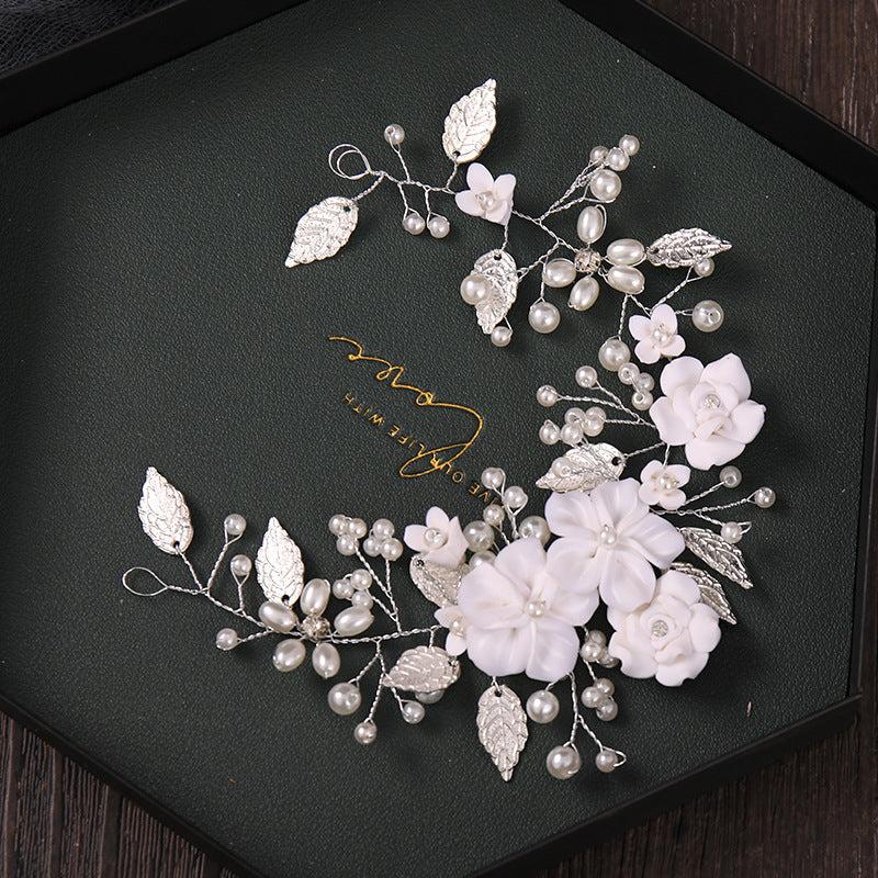 Pearl Headband Bridal Wedding Accessories