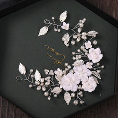 Pearl Headband Bridal Wedding Accessories