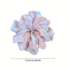Large Mesh Scrunchie Headrope Elastic Ponytail Hair Tie Hair Accessories