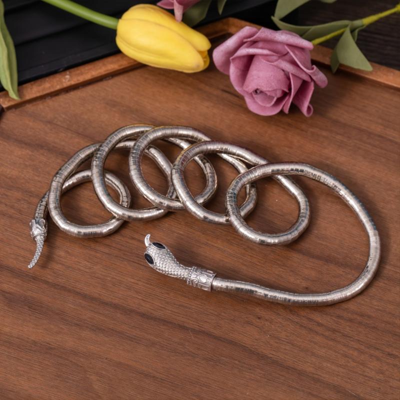 Snake Necklace Flexible Bendable Bracelet Hair Accessory
