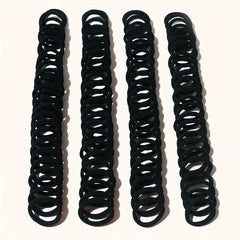 100pcs Seamless Hair Tie Ponytail Rope Elastic Hair Accessories