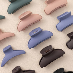 18pcs Large Hair Claw Clips Strong Hold Barrette Clamps Hair Styling Accessories