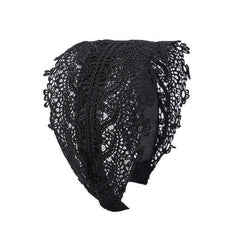 Ethnic Lace Headband Embroidered Wide Hair Accessories
