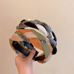 Braided Wide Headbands Bohemia Hair Hoops Hair Accessories