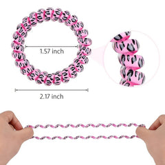 8pcs Spiral Hair Ties Hair Bands Coil Y2K Hair Accessories For Active Women