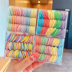 Colorful Hair Ties Hair Ropes Hair Rings Elastic Ponytail Holder