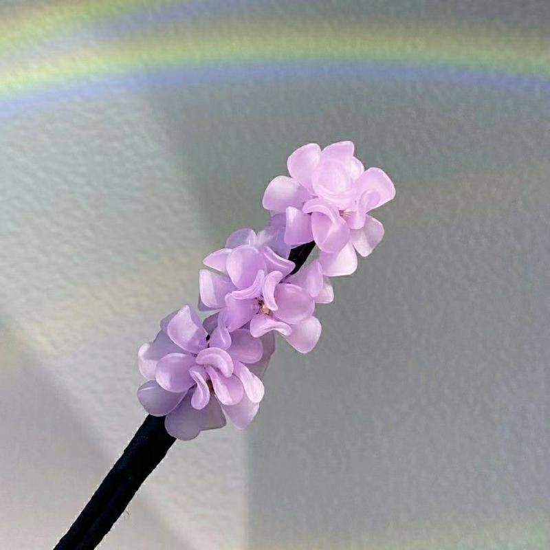 Petal Hair Bun Maker Hair Styling Tool Flower Headdress Hair Ornament