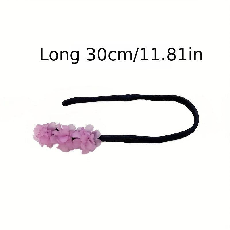Petal Hair Bun Maker Hair Styling Tool Flower Headdress Hair Ornament