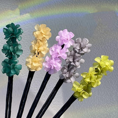 Petal Hair Bun Maker Hair Styling Tool Flower Headdress Hair Ornament