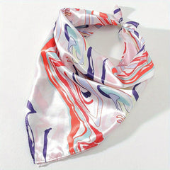 Boho Block Bandana Colorful Headband Retro Headdress Hair Accessories