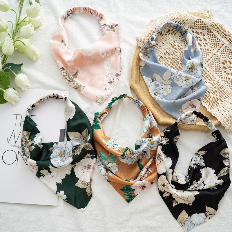 Boho Head Printed Hair Kerchief Scarf for Women