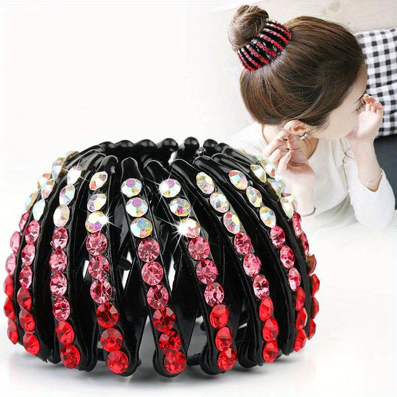 Rhinestone Bun Nest Claw Vintage Hair Clip